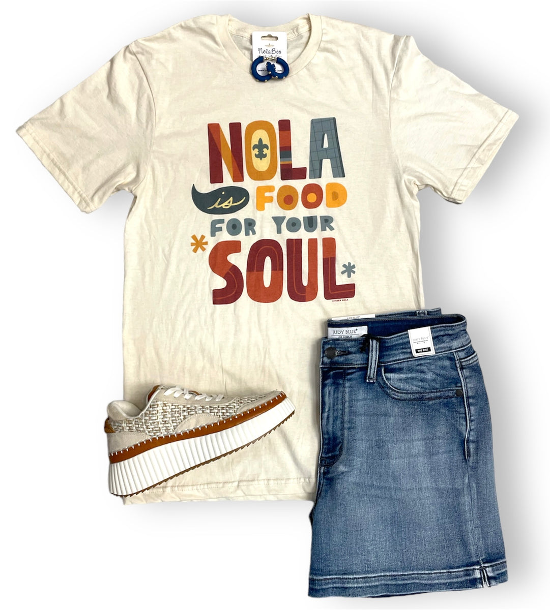 Nola Is Food For Your Soul Unisex Tee (S-XXL) – NOLA BOO