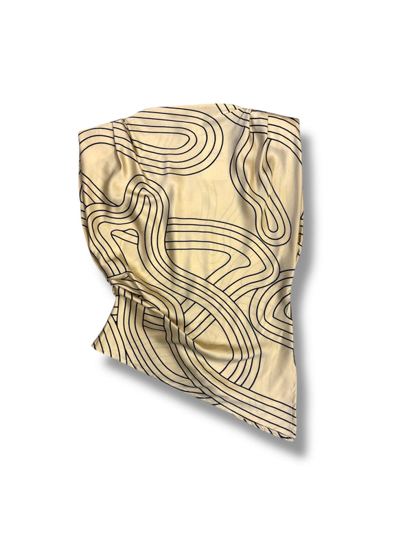 Satin Printed Top And Pant Set