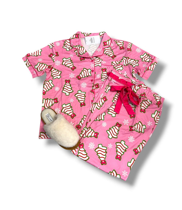 Christmas Treat Ruffle Pajamas (S-3XL)
