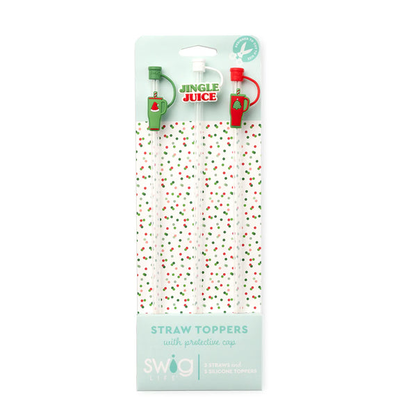 Swig Christmas Straw Toppers In 3 Options