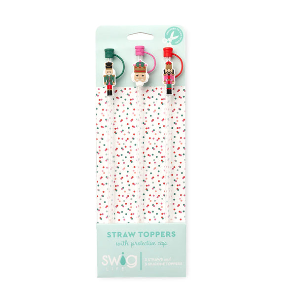 Swig Christmas Straw Toppers In 3 Options
