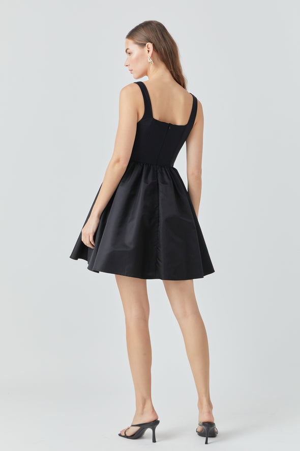 Black Corset Mini Dress