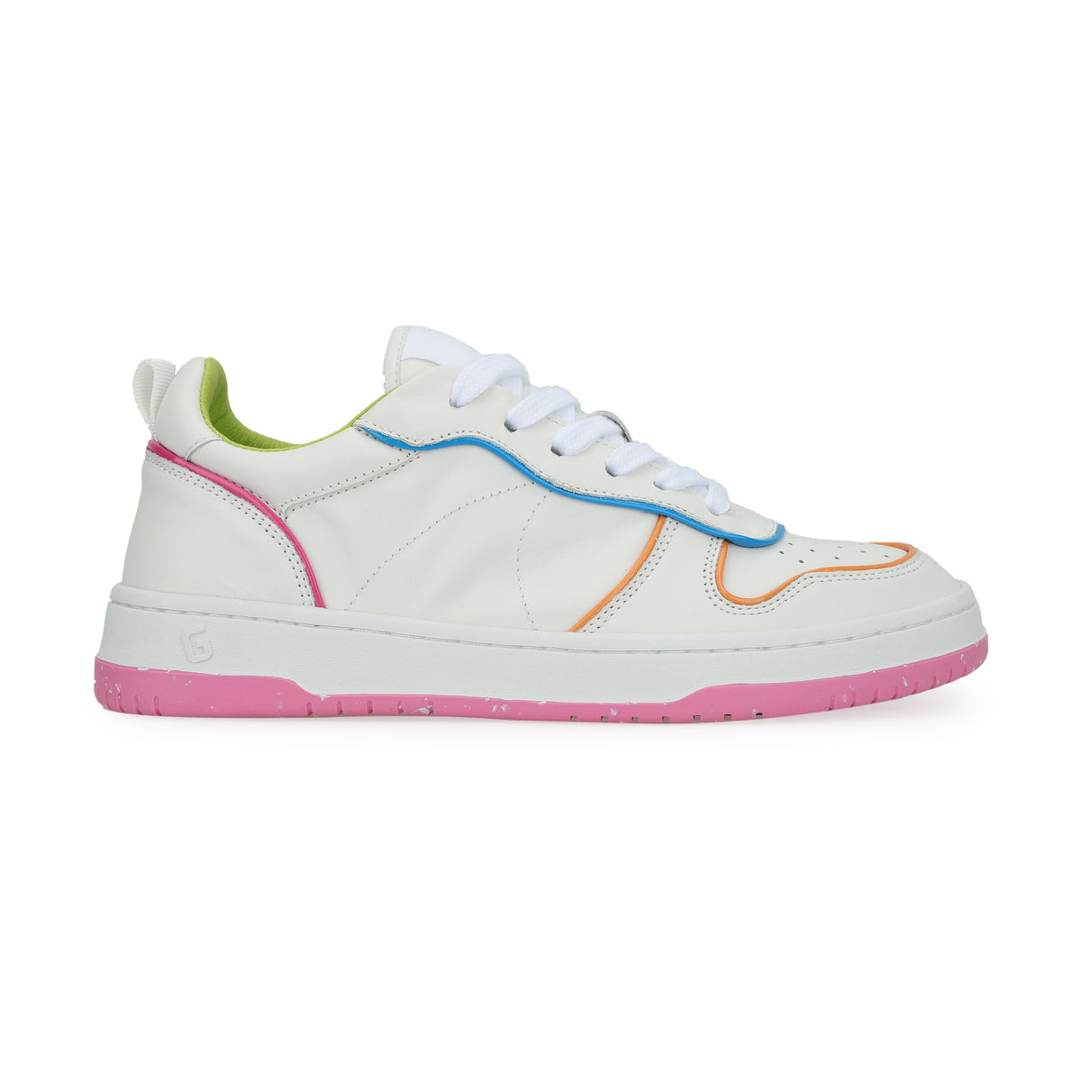 Gadol Sneaker in White, Purple, and Pink – NOLA BOO