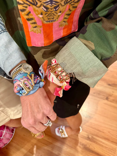 Initial Letter and Number Charms for Scarves