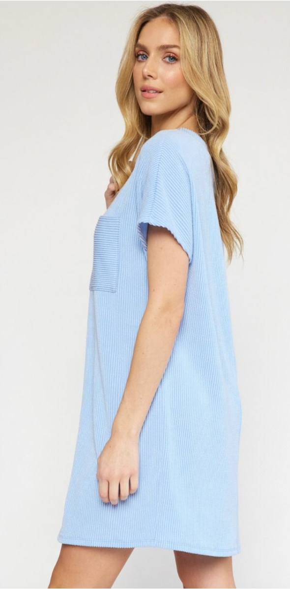 By the Beach Ribbed Dress