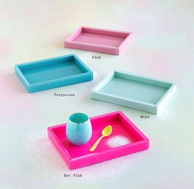 Glass Tray In 4 Colors