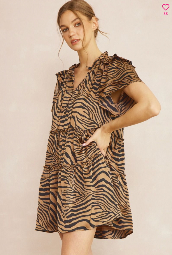 On the Prowl Tiger Dress