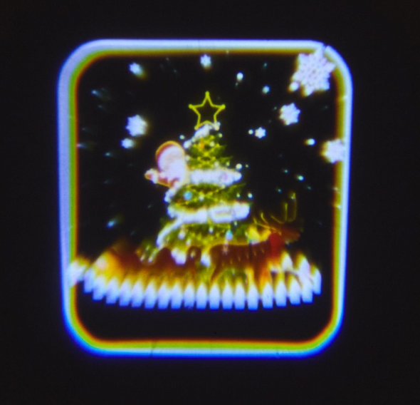 Holiday Magic Projector with 3 Sliding Discs in Gift Box
