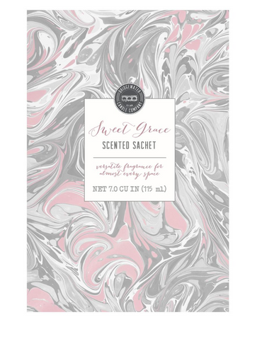 Sweet Grace Pink And Grey Marbled Scented Sachets