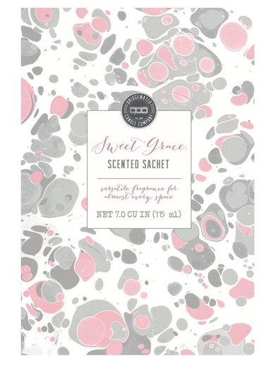 Sweet Grace Pink And Grey Spotted Scented Sachet