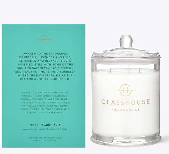 Glasshouse Lost In Amalfi Soy Candles