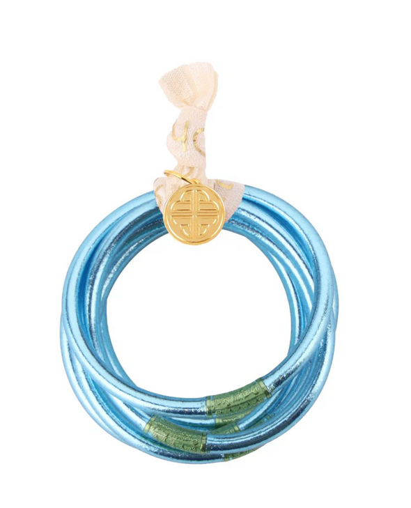 BUDHAGIRL Azure All Weather Bangles® (AWB®) - Serenity Prayer
