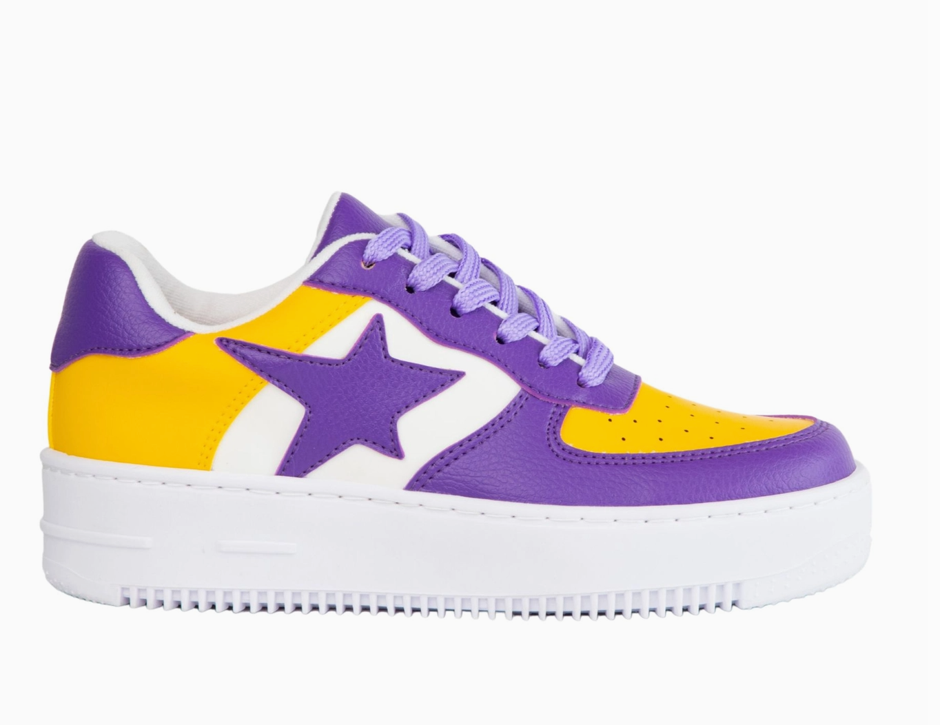 Viva 4 Purple And Yellow Sneakers