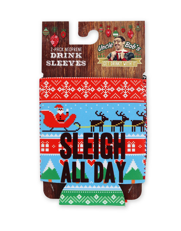 Uncle Bob's Neoprene Drink Sleeves (2 Pack) In 4 Options