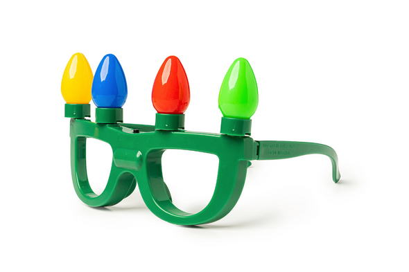 Lotsa LITES! Jumbo Flashing Holiday Glasses