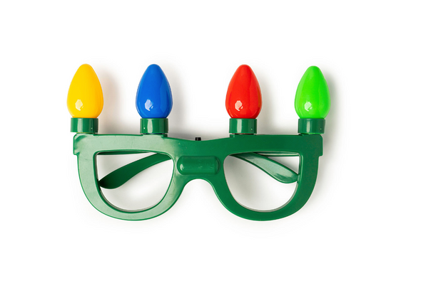 Lotsa LITES! Jumbo Flashing Holiday Glasses