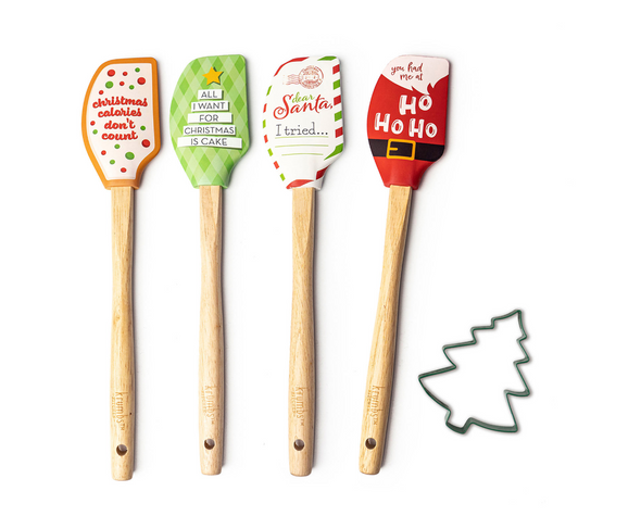 Krumbs Kitchen Christmas Spatula Cookie Cutter Set In 4 Options