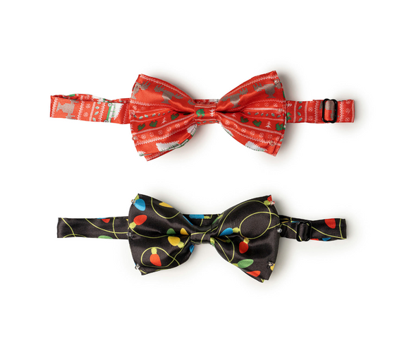 Lotsa LITES! Flashing Holiday Bowtie In 2 Options