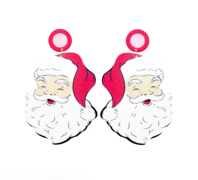 HoHoHo Santa Earrings