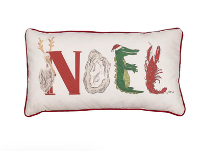 Cajun Noel Lumbar Pillow