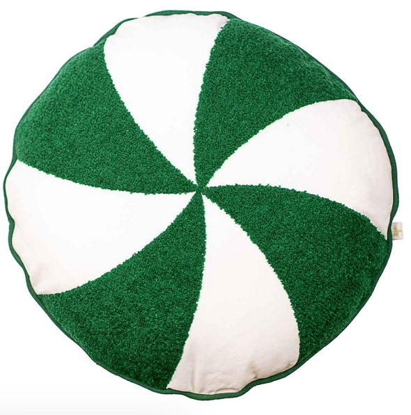 Peppermint Pillow in Red, Green or Pink