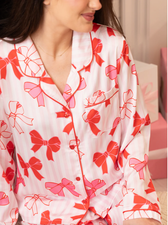 Charlotte More The Merrier Satin Pajama Set (XS-2XL)