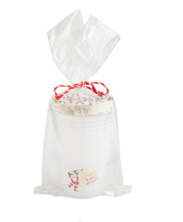 Wine Party Cup & Coaster Set In 3 Options