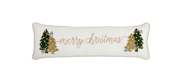 Velvet Tree Merry Christmas Pillow