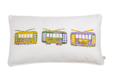 Streetcar Parade Lumbar Pillow