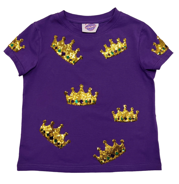 Mardi Gras Crown Takeover Tee (S-2XL)