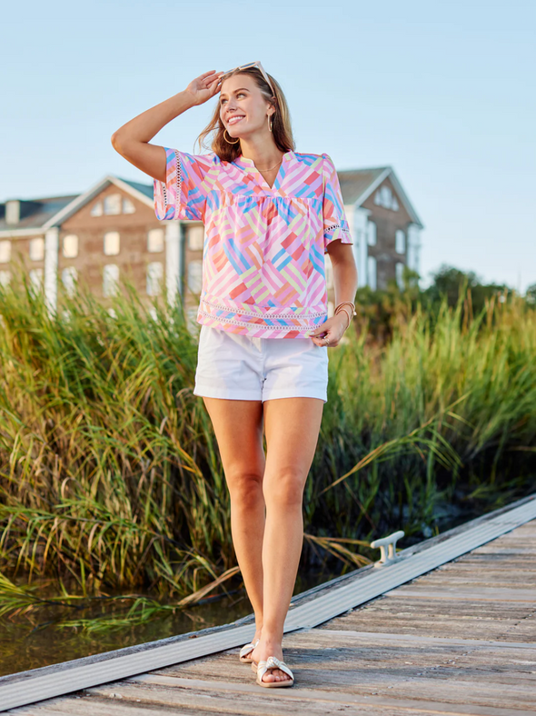 The Jasmine V Neck Top