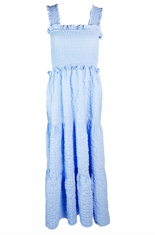 Textured Maxi Dress In 3 Colors (S-XXL)