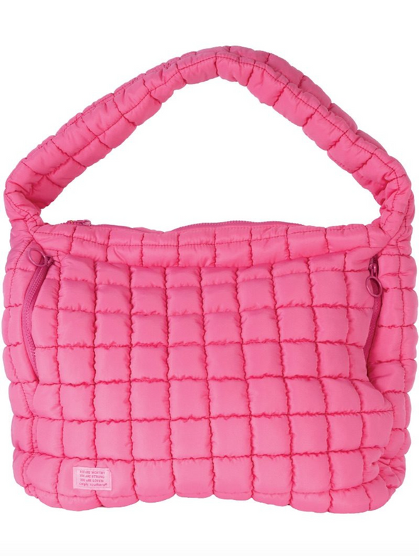 Quilted Carryall Bag In 4 Colors