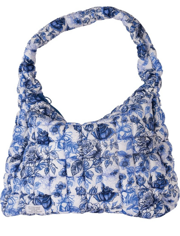 Quilted Carryall Bag In 4 Colors