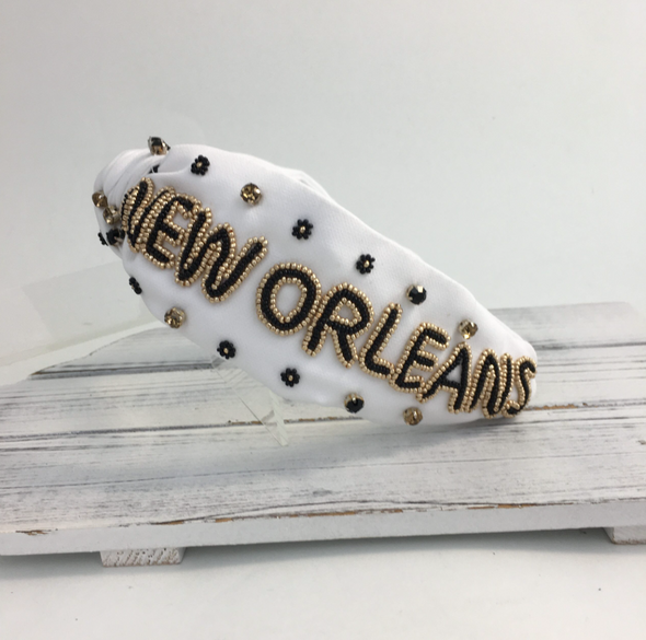 Beaded New Orleans Stone Headband
