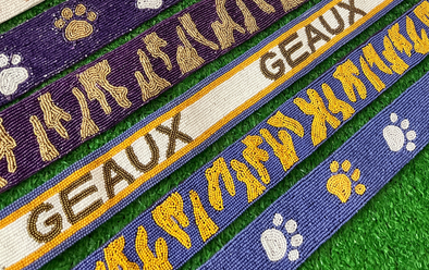 Game Day Geaux Beaded Purse Strap