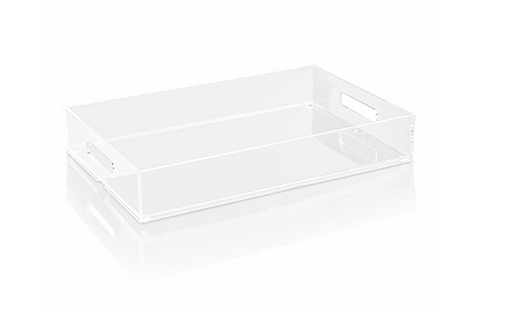 BLANK Acrylic Trays ONLY in 2 Sizes