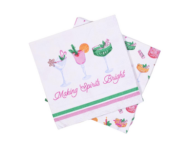 Making Spirits Bright Cocktail Napkins (pack of 20)