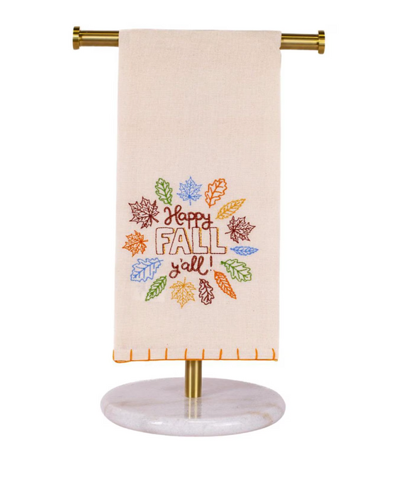 Happy Fall Y'all Hand Towel