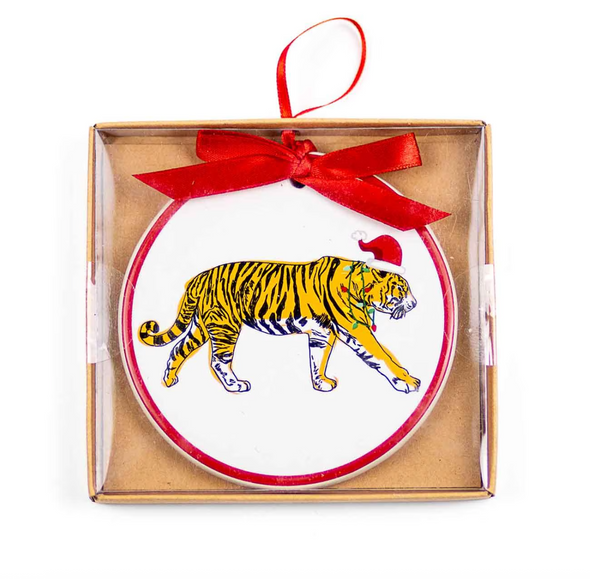 Merry Tiger Ornament