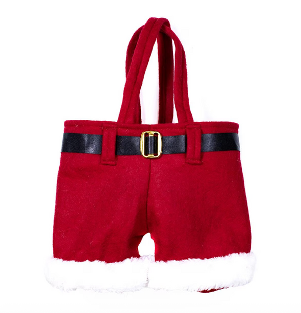 Christmas Wine Tote Gift Bag in 2 Options (8x8)