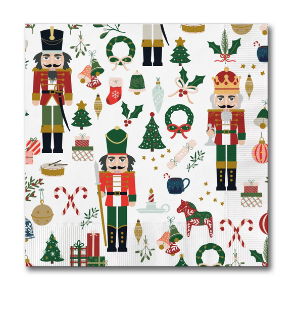 Traditional Nutcracker Cocktail Napkins