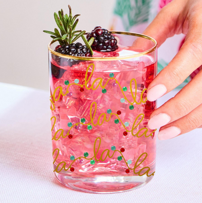 Falala Embellished Cocktail Glass