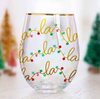 Embellished Falala Wine Glass