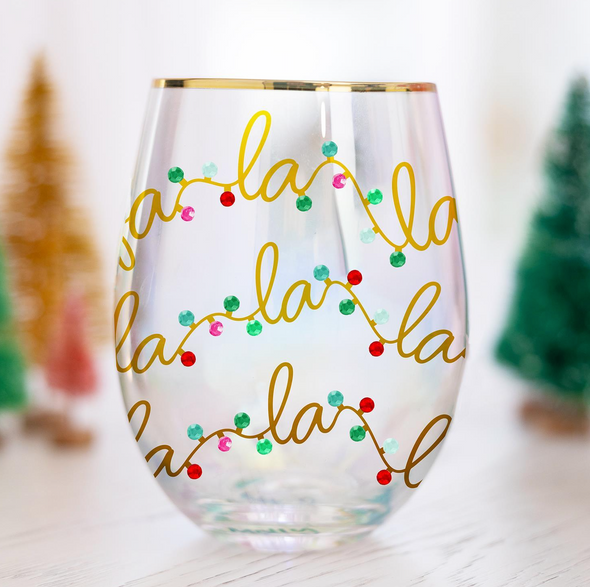 Embellished Falala Wine Glass