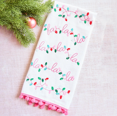 Embellished Falala Tea Towel