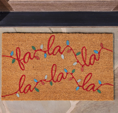 Falala Christmas Doormat