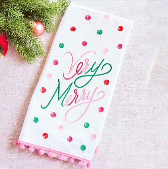 Very Merry Tea Towel