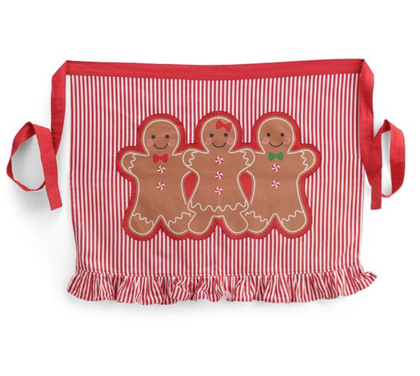 Gingerbread Ruffle Waist Apron