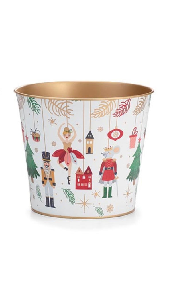 6" Nutcracker Planter Cover in 2 Options